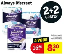 Kruidvat Always Discreet aanbieding