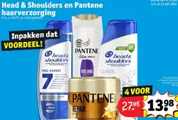 Kruidvat Head & Shoulders en Pantene haarverzorging aanbieding