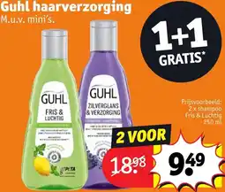 Kruidvat Guhl haarverzorging aanbieding