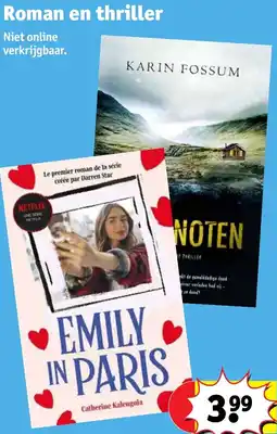 Kruidvat Roman en thriller aanbieding