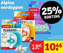 Kruidvat Alpine oordoppen aanbieding