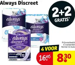 Kruidvat Always Discreet aanbieding