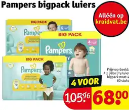 Kruidvat Pampers bigpack luiers aanbieding