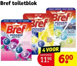Kruidvat Bref toiletblok aanbieding