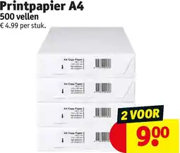 Kruidvat Printpapier A4 500 vellen aanbieding