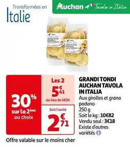 GRANDI TONDI TAVOLA IN ITALIA 250g