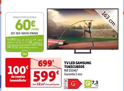 TV LED SAMSUNG TU65CU8505 163 cm