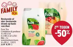 Delhaize Fuze Tea Bruisende of niet-bruisende drank op basis van thee aanbieding