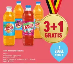 Delhaize Oasis niet bruisende drank aanbieding