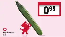 Delhaize Komkommer aanbieding