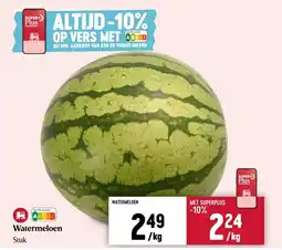 Delhaize Watermeloen aanbieding
