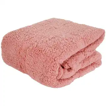 Sherpa fleece plaid