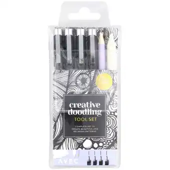 Action Creative doodling set aanbieding
