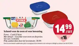 Pyrex Cook & Store Schotel voor de oven of voor bewaring set