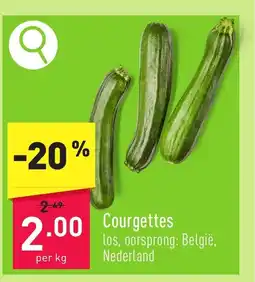 ALDI Courgettes aanbieding