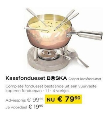 Molecule Kaasfondueset Boska aanbieding