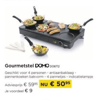 Molecule Gourmetstel Domo DO8712 aanbieding
