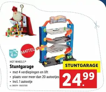Lidl Hot Wheels Stuntgarage aanbieding