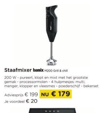 Staafmixer Bamix M200 Grill & Chill