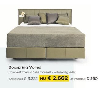 Molecule Boxspring Volled aanbieding