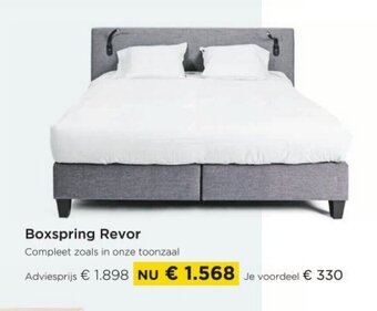 Molecule Boxspring Revor aanbieding