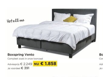 Molecule Boxspring Vento aanbieding