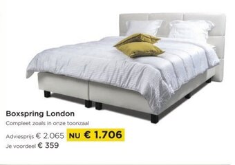 Molecule Boxspring London aanbieding