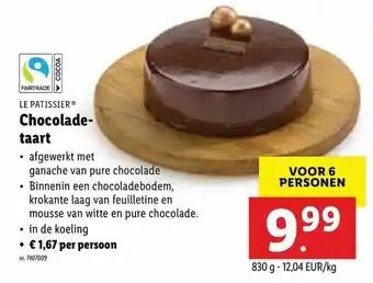 Lidl Le Patissier Chocoladetaart aanbieding