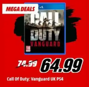 MediaMarkt Call of Duty: Vanguard UK PS4 aanbieding