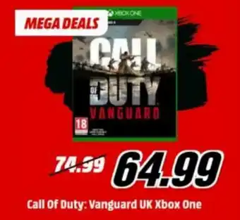 MediaMarkt Call of Duty: Vanguard UK Xbox One aanbieding