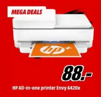 MediaMarkt HP All-in-one printer Envy 6420e aanbieding