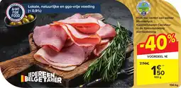 Carrefour Ham van varken van weleer Meesterlyck Kwaliteitsketen 100g aanbieding