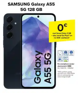 Carrefour SAMSUNG Galaxy A55 5G 128 GB aanbieding