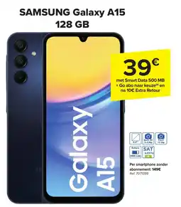 Carrefour SAMSUNG Galaxy A15 128 GB aanbieding