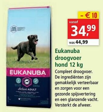 Maxi Zoo Eukanuba droogvoer hond aanbieding