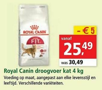 Maxi Zoo Royal canin droogvoer kat aanbieding