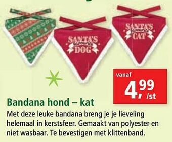 Maxi Zoo Bandana hond kat aanbieding