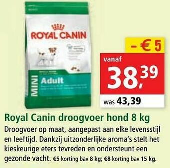 Maxi Zoo Royal canin droogvoer hond aanbieding