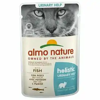 Zooplus 24x70g Urinary Help Vis & Kip Almo Nature Holistic Kattenvoer aanbieding