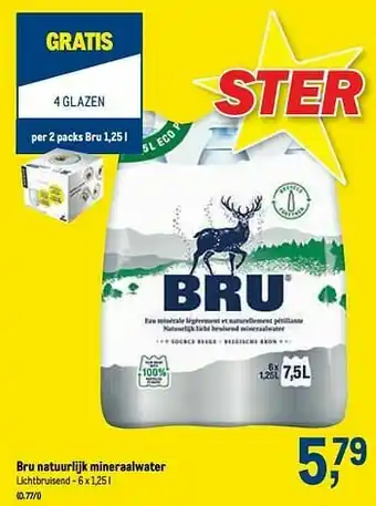 Bru natuurlijk mineraalwater