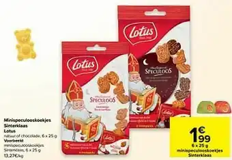 Minispeculooskoekjes sinterklaas
