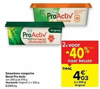 Smeerbare margarine becel pro activ original