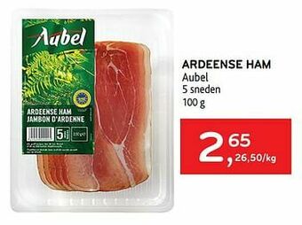 Alvo Ardeense ham aubel aanbieding