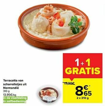 Carrefour Terracotta van scharrolletjes uit normandië aanbieding