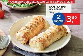 Alvo Kaas- en hamrolletjes aanbieding