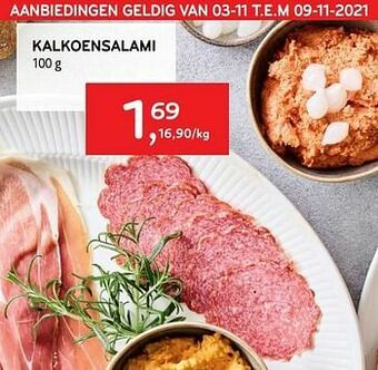 Alvo Kalkoensalami aanbieding