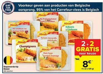 Carrefour Gepaneerde kip maïski aanbieding