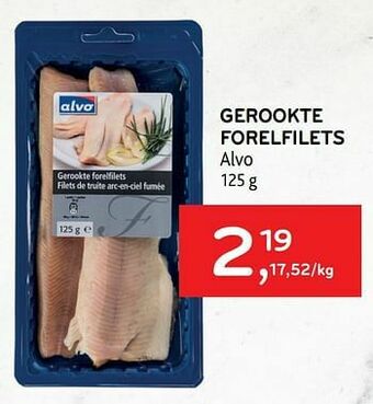 Alvo Gerookte forelfilets alvo aanbieding