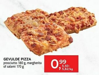 Alvo Gevulde pizza aanbieding