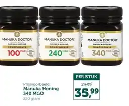 Holland & Barrett Manuka Honing 340 MGO 250 gram aanbieding